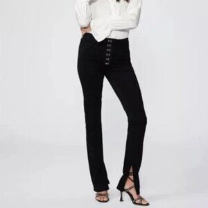 Paige‎ Transcend Constance Black Skinny Hook Bar Jeans Size 27 New